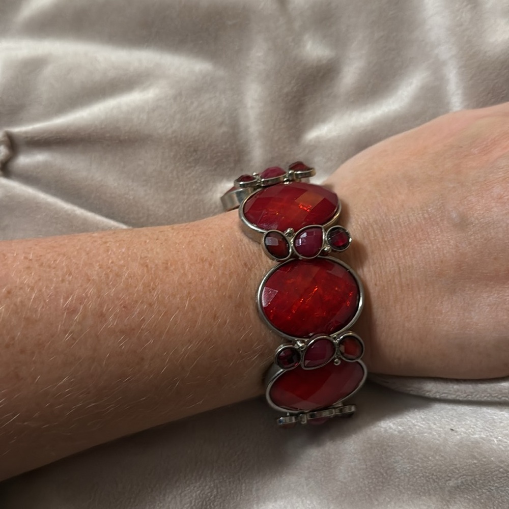 Dark Pink Sparkly bracelet (worn once)